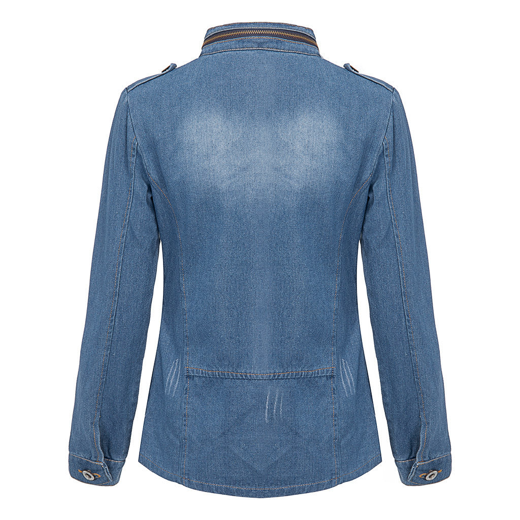 Isabelle - Veste en jean chaude pour femmes