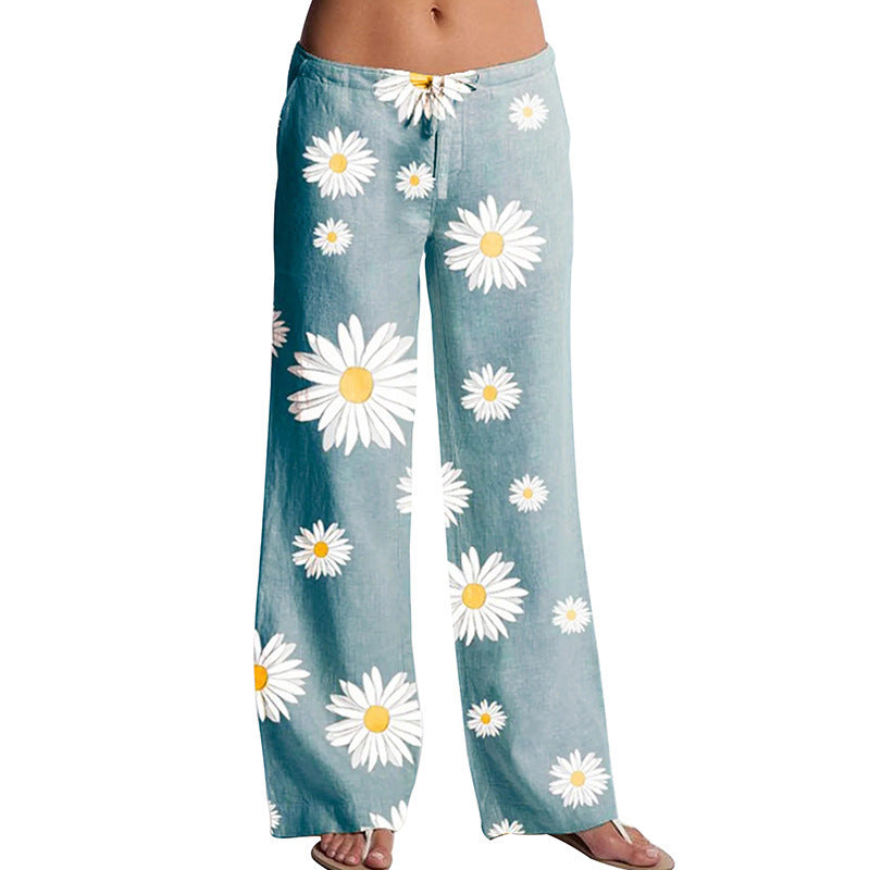 Fleur | Elegant pantalon de jogging à imprimé floral