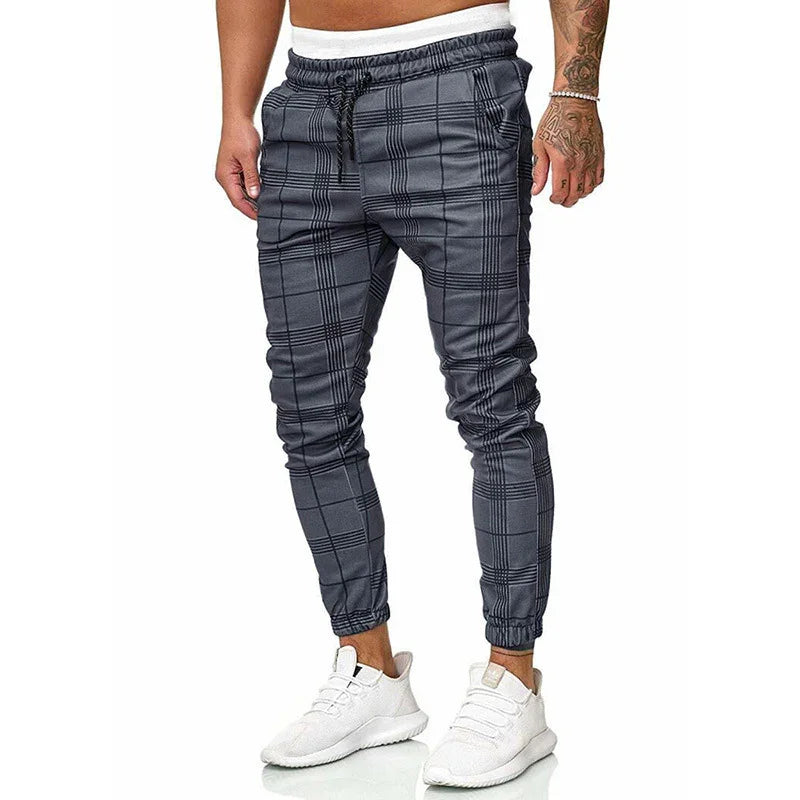 Renard - Pantalon Jogging à Carreaux pour Hommes