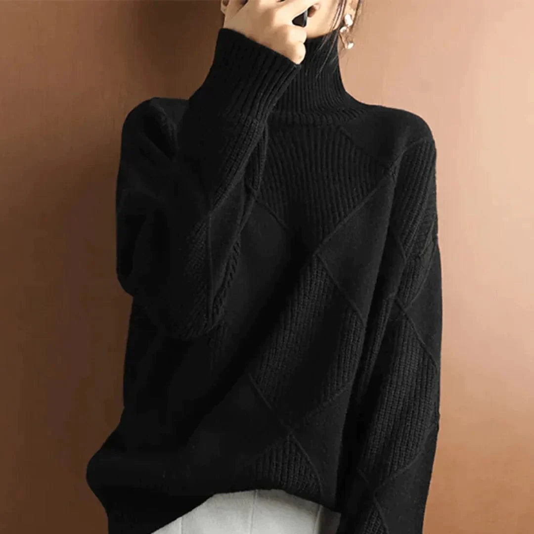 Manon | Pull Doux à Col Roulé pour Femmes