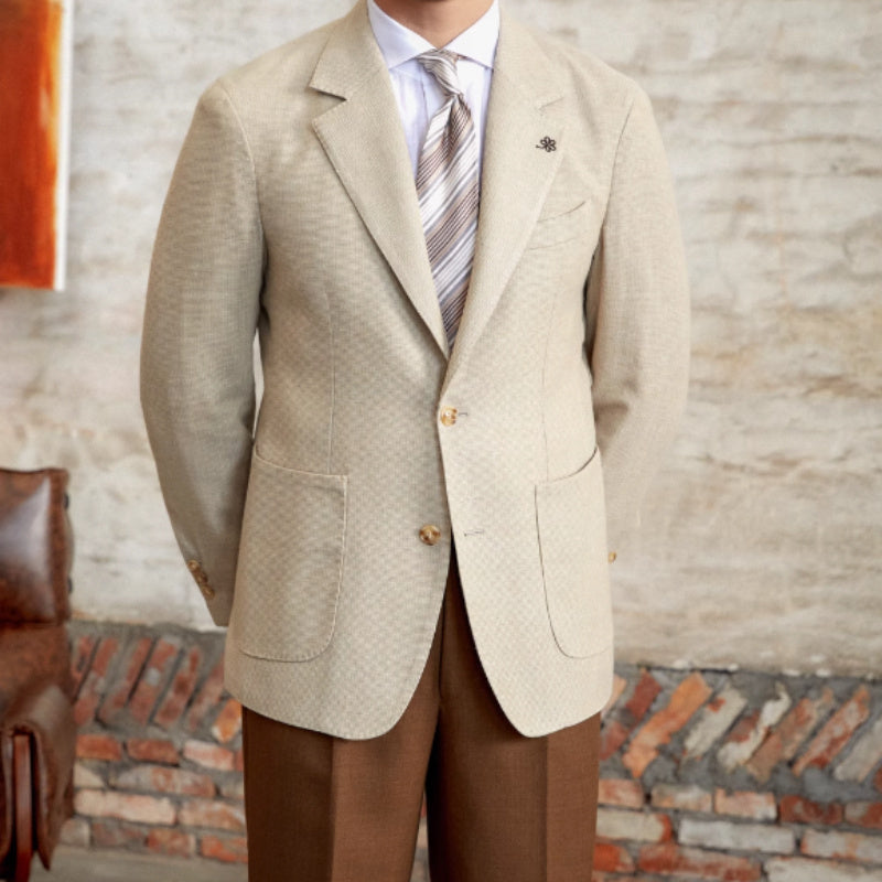 andré | Costume à motif pour homme