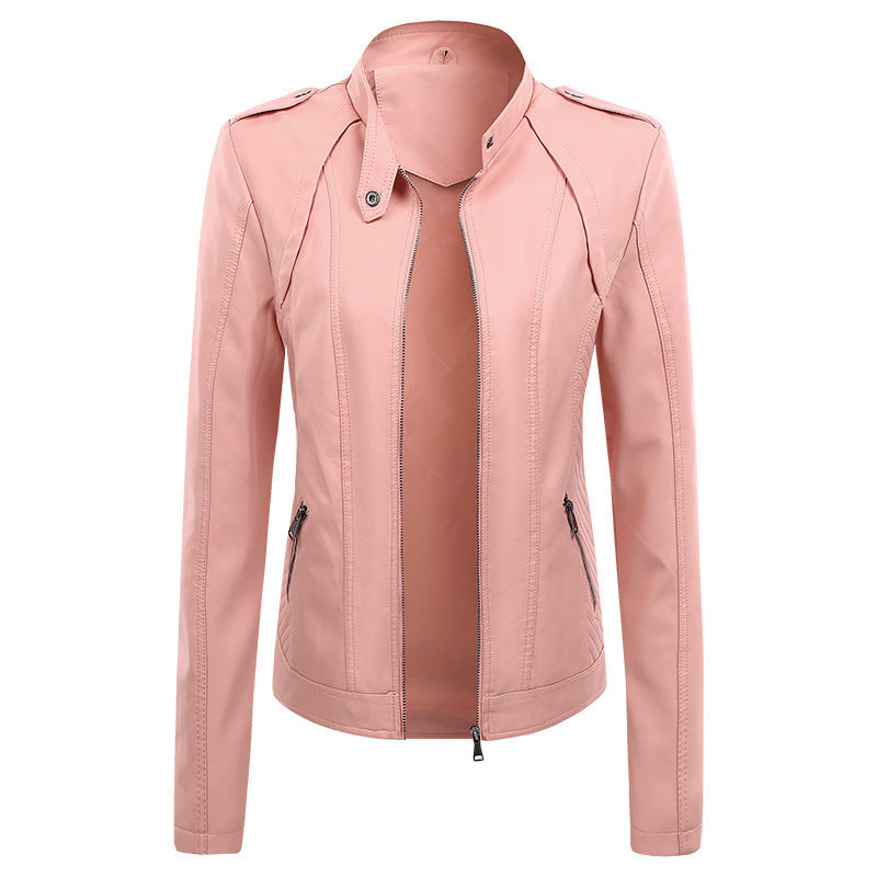Anaëlle | Veste en cuir décontractée pour femmes