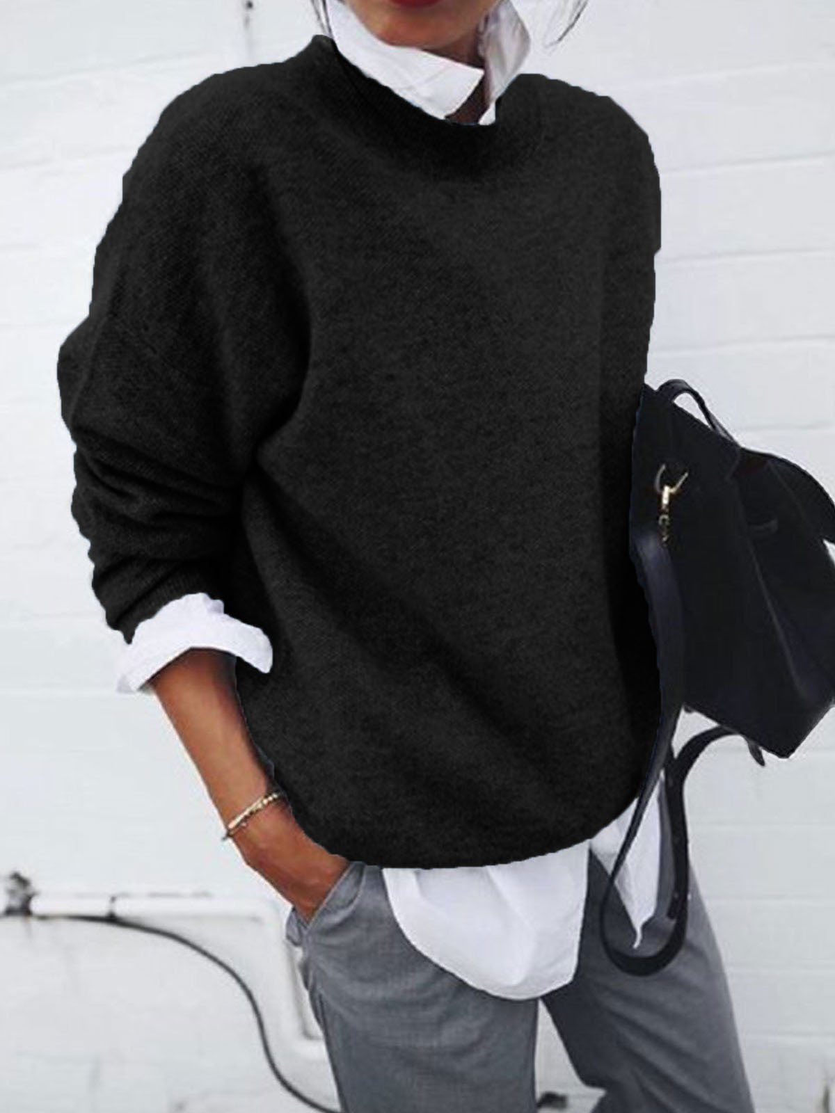 Pull en laine Cynthia | Premium pour femmes