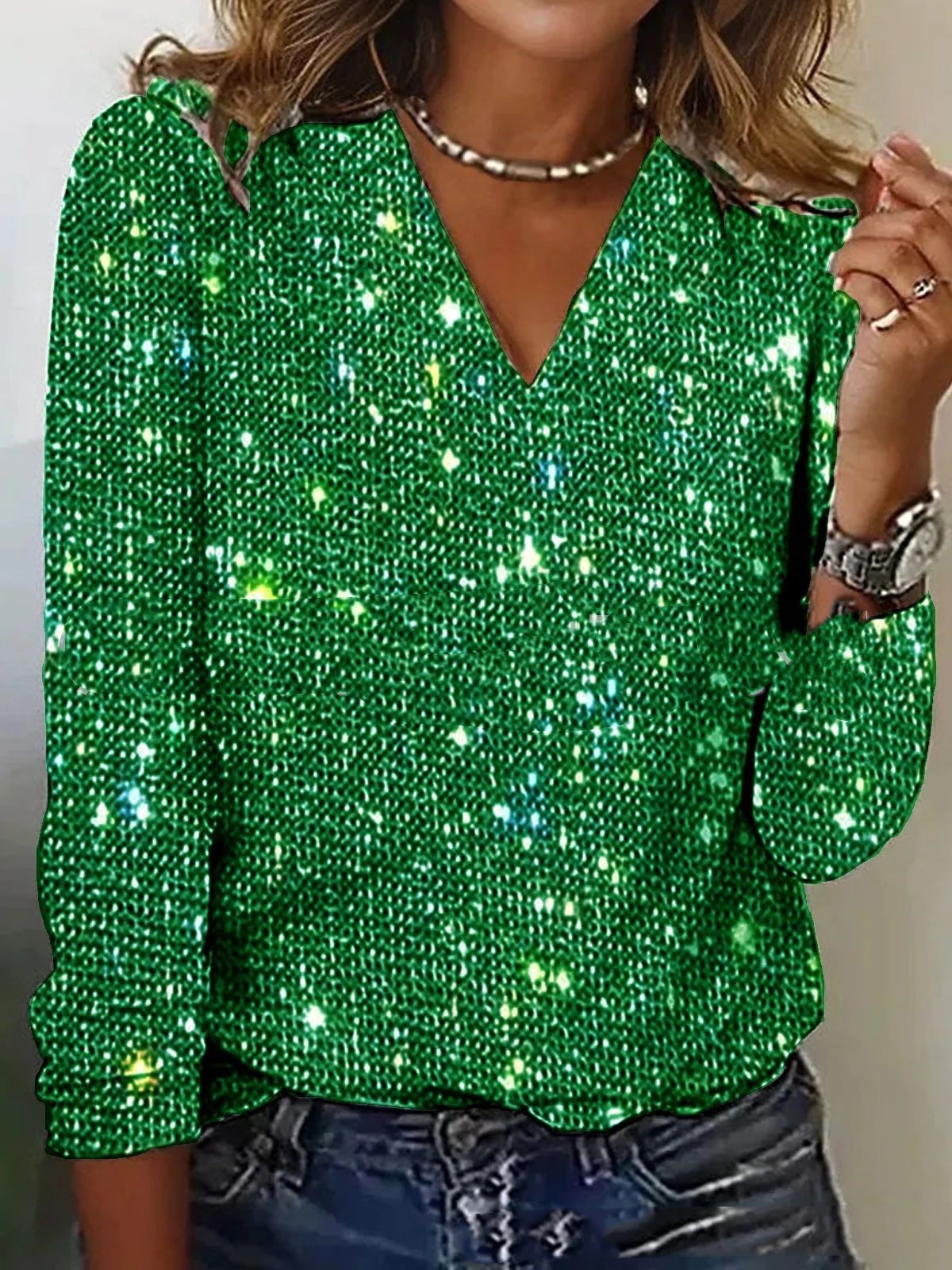 Milou | Top femme avec paillettes