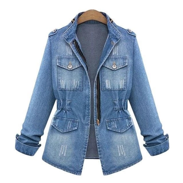 Isabelle - Veste en jean chaude pour femmes