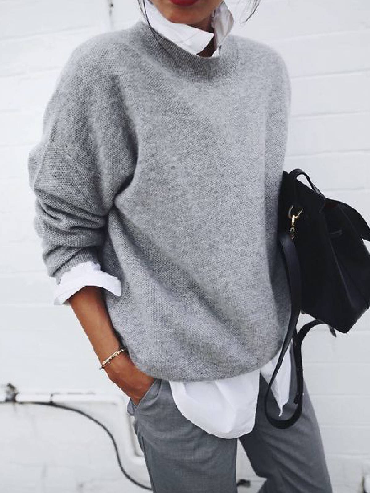 Pull en laine Cynthia | Premium pour femmes