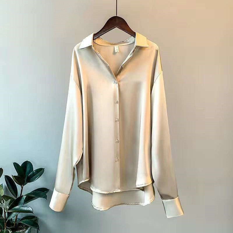 Isabelle | Chemise en satin pour femme