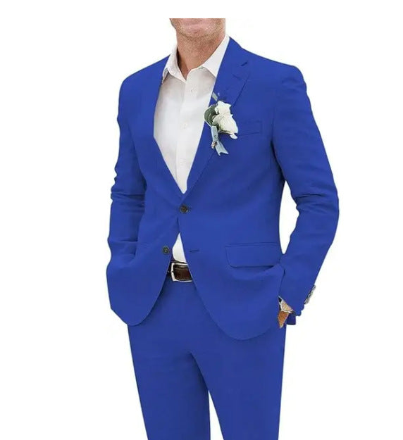 Lucas | Costume de loisir slim en lin hommes