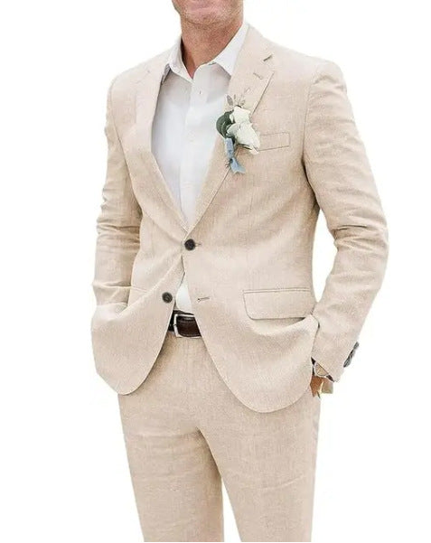 Lucas | Costume de loisir slim en lin hommes
