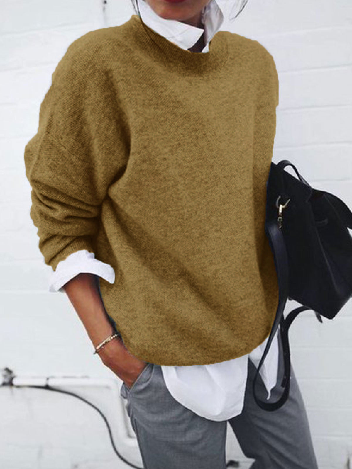 Pull en laine Cynthia | Premium pour femmes