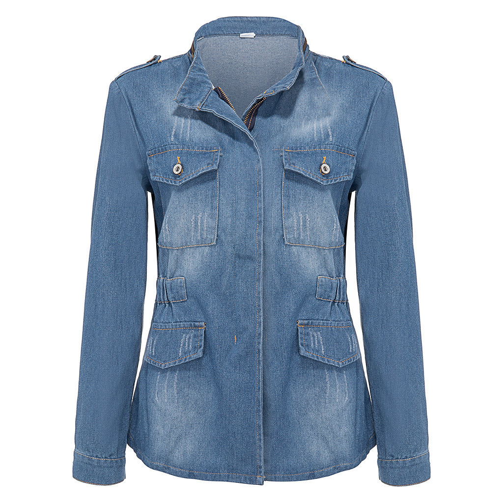 Isabelle - Veste en jean chaude pour femmes