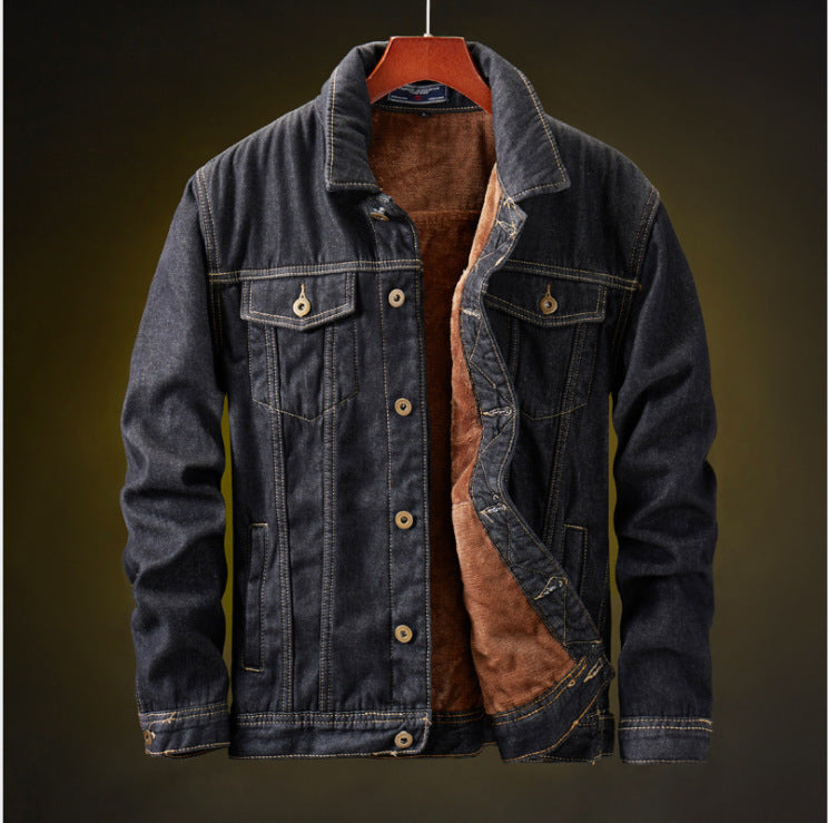 Mason - Veste en jean doublée pour hommes