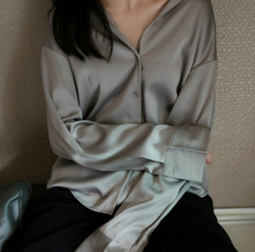 Isabelle | Chemise en satin pour femme