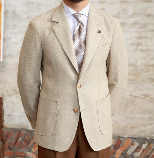 andré | Costume à motif pour homme