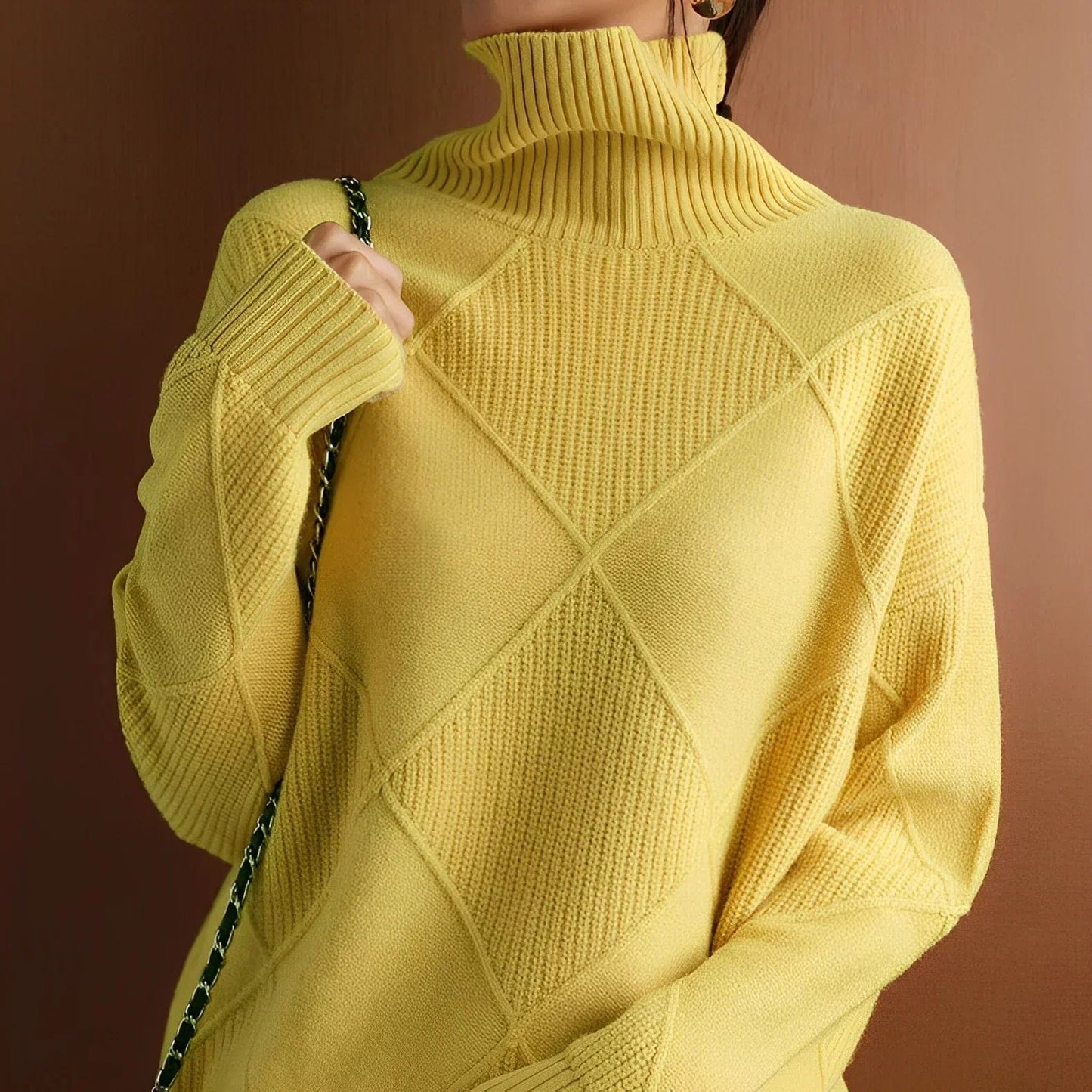 Manon | Pull Doux à Col Roulé pour Femmes
