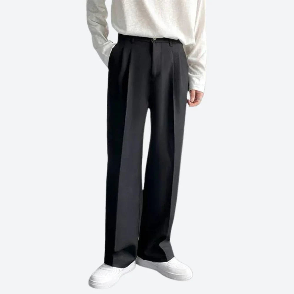 Mattias | Pantalon à plis Neat pour homme