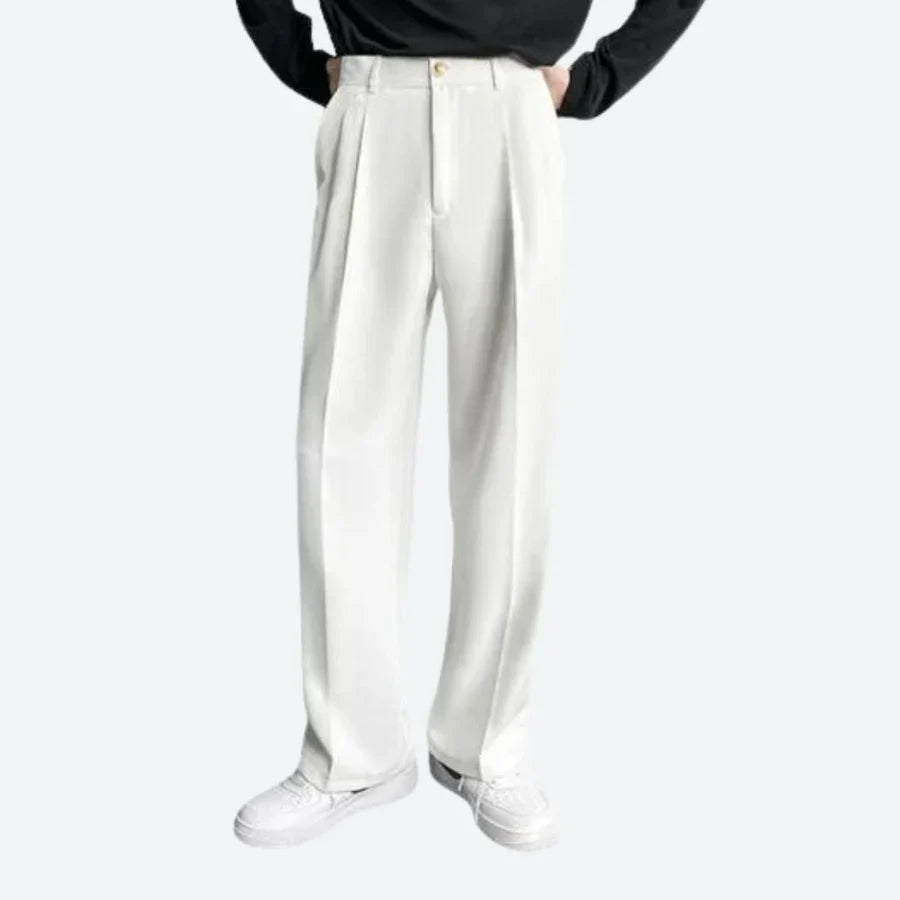 Mattias | Pantalon à plis Neat pour homme