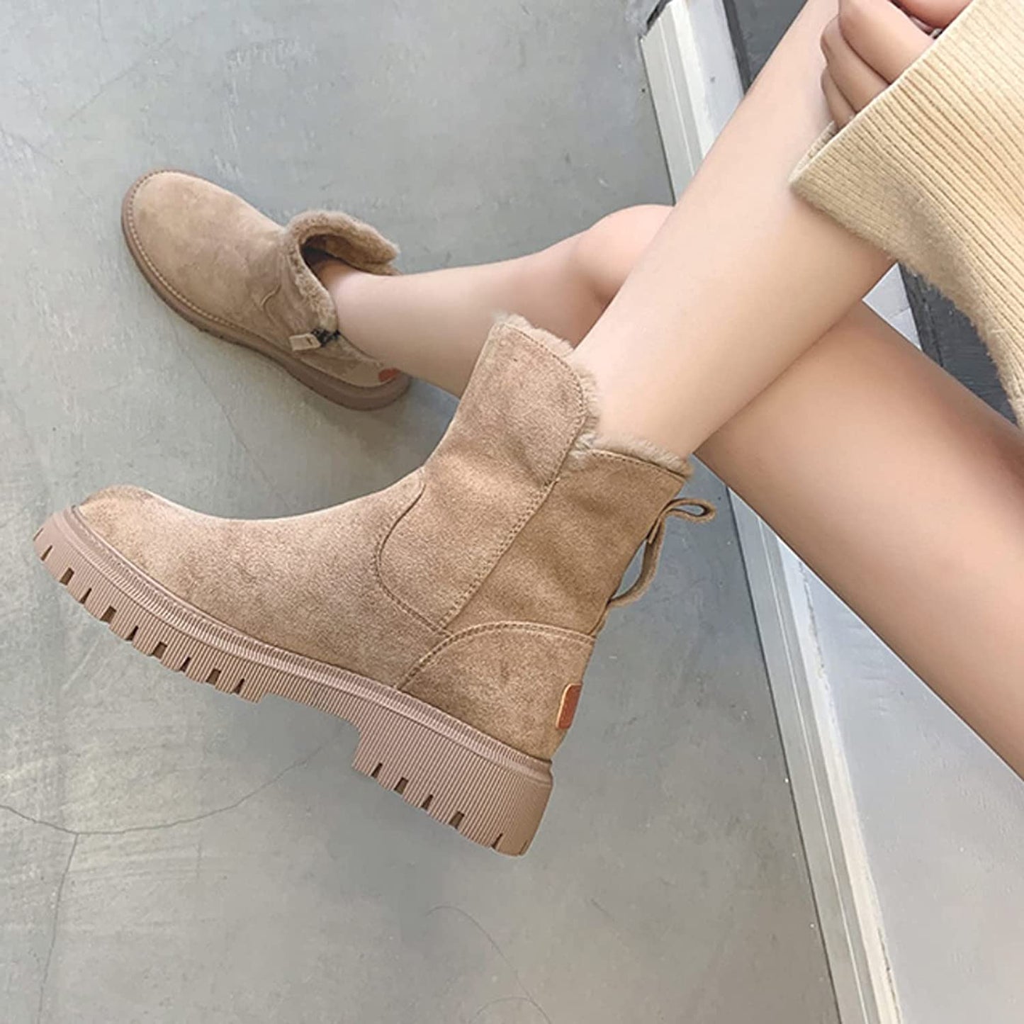 Elize | Bottes sophistiquées avec doublure et fermeture éclair latérale pour femmes