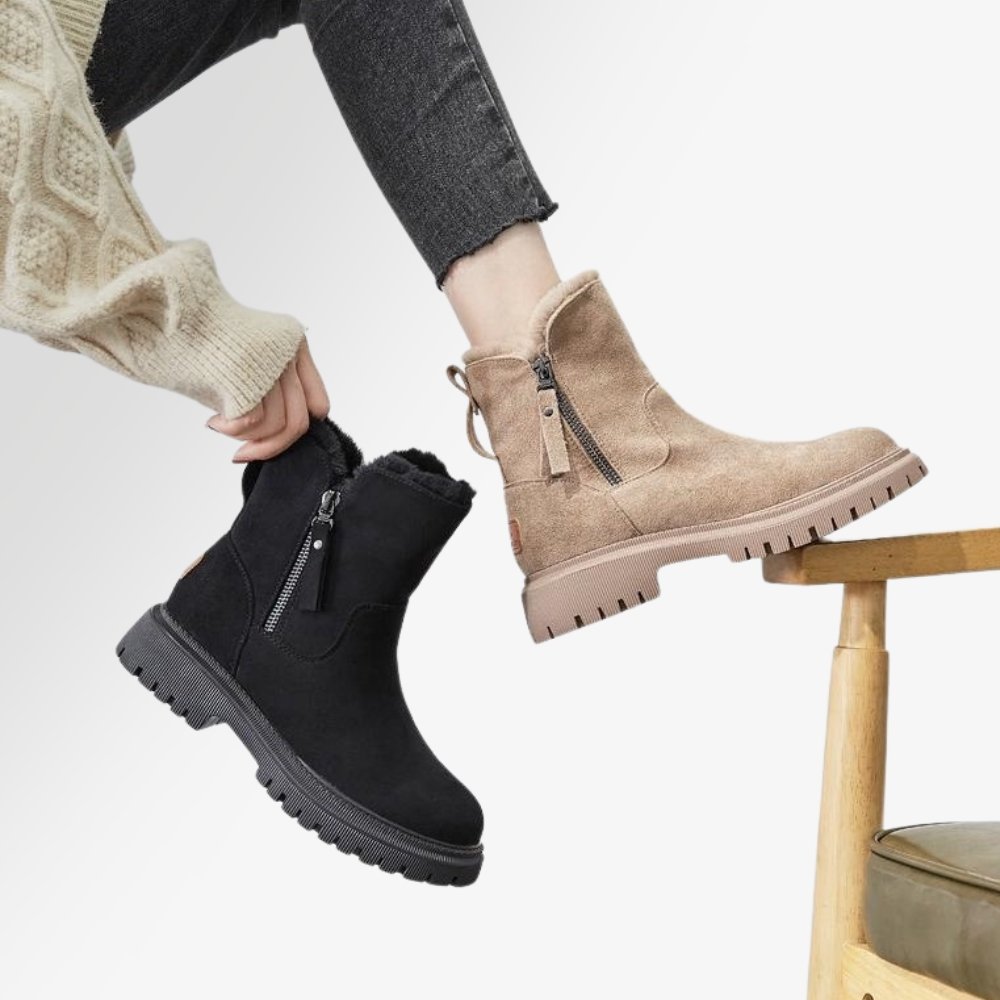 Elize | Bottes sophistiquées avec doublure et fermeture éclair latérale pour femmes