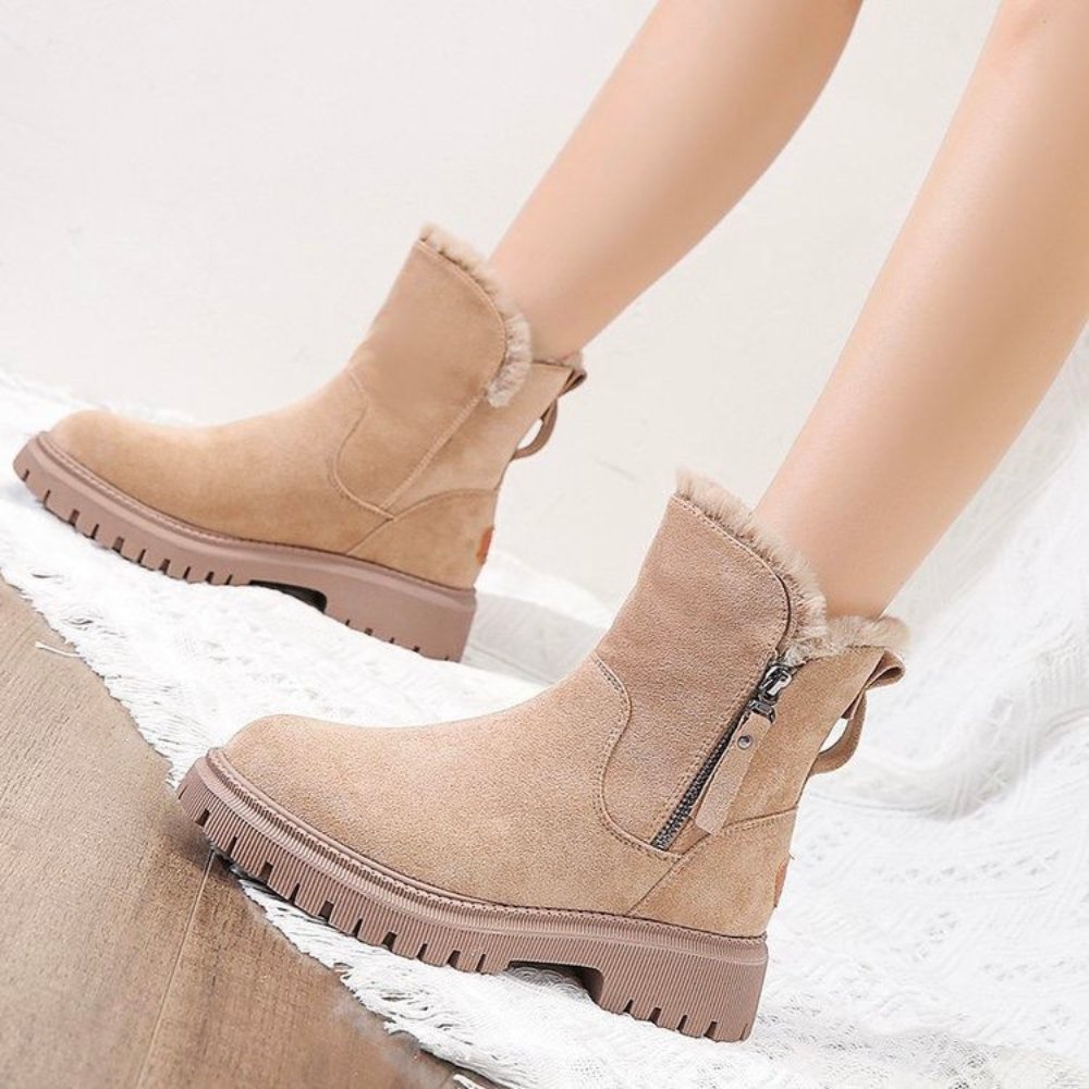 Elize | Bottes sophistiquées avec doublure et fermeture éclair latérale pour femmes