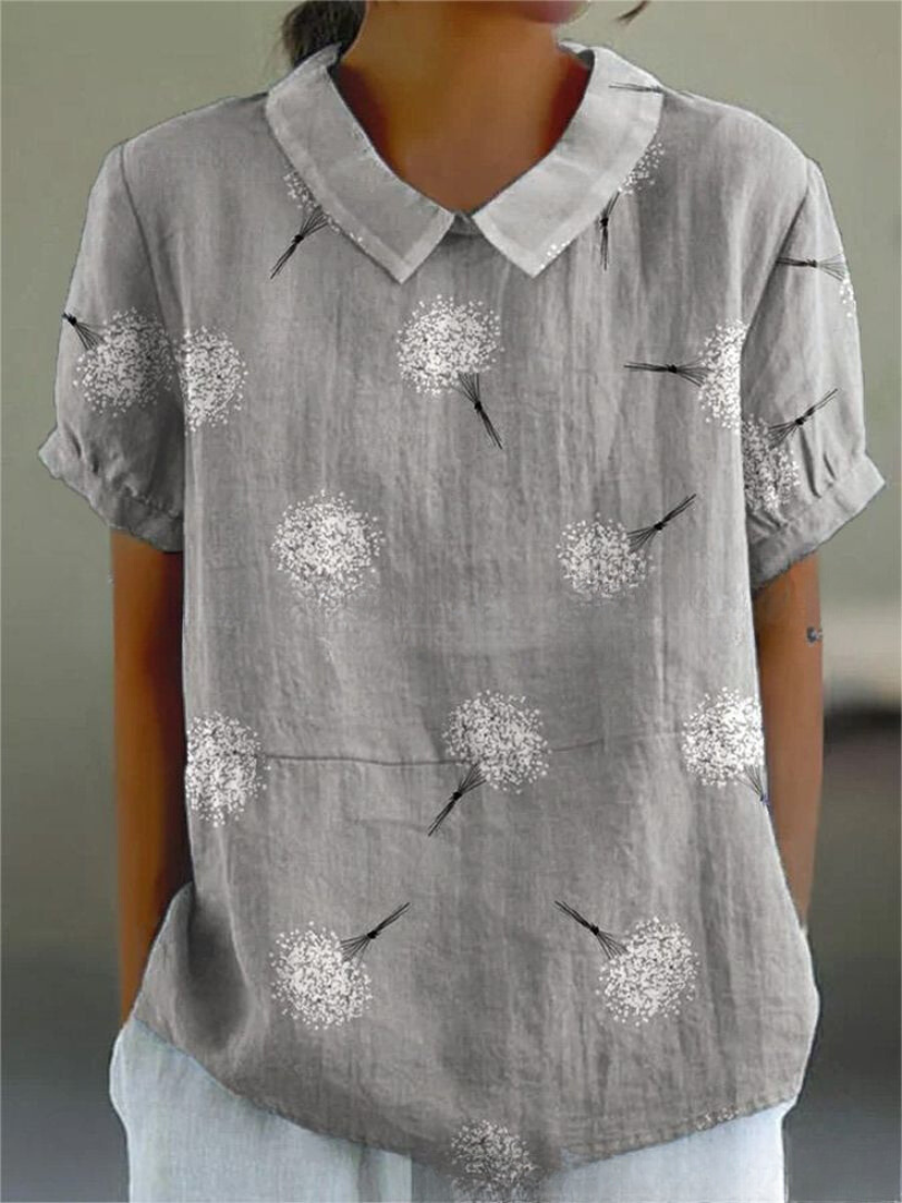 Diane | Blouse élégante à motif floral pour femmes