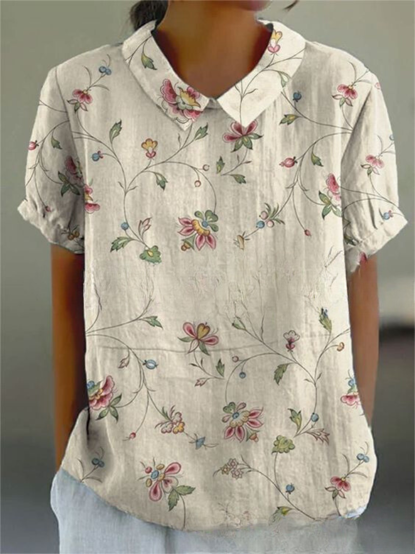 Diane | Blouse élégante à motif floral pour femmes