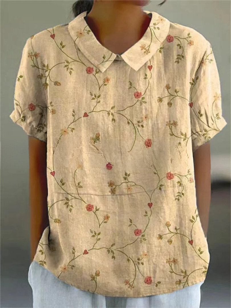 Diane | Blouse élégante à motif floral pour femmes
