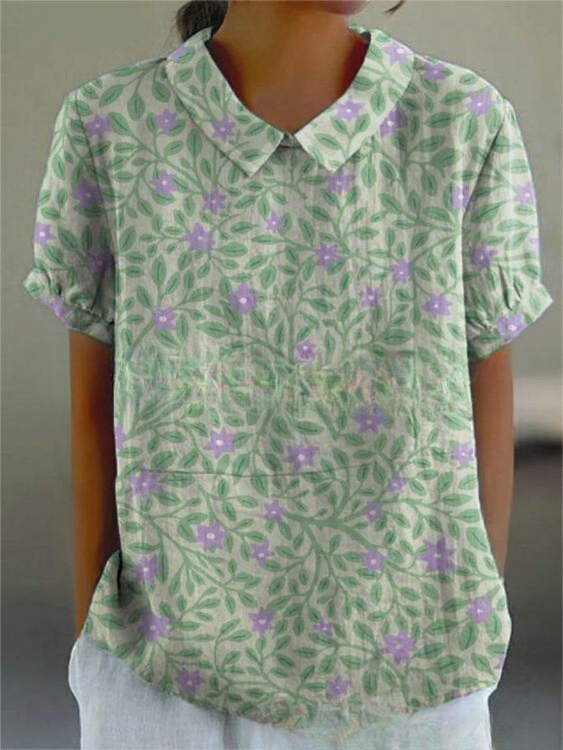 Diane | Blouse élégante à motif floral pour femmes