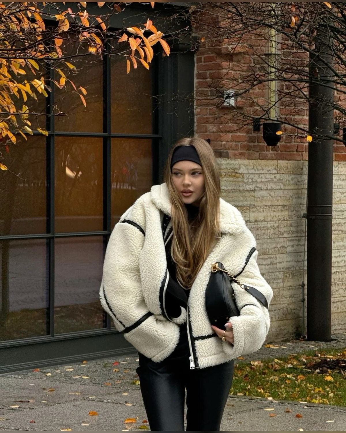 Emmanuelle | Veste en tissu Teddy