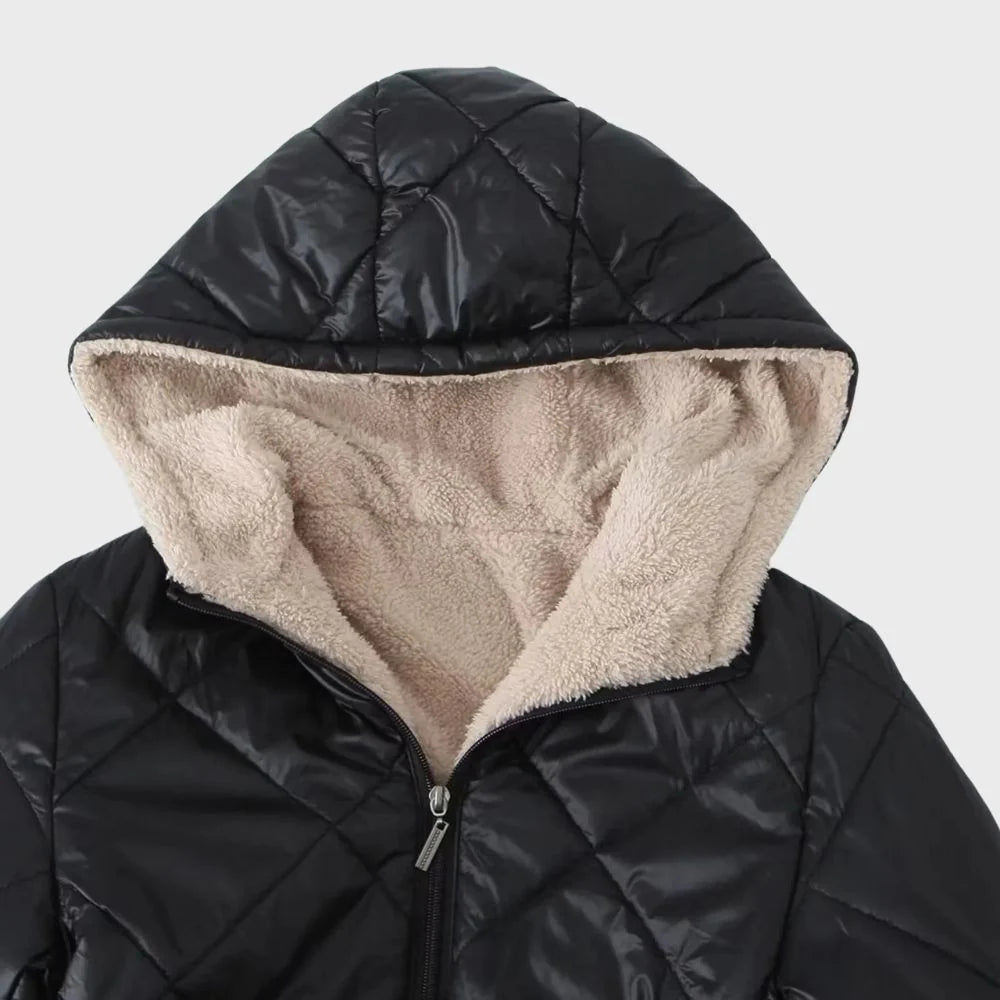 Noelle | Manteau long en duvet avec doublure pour femmes