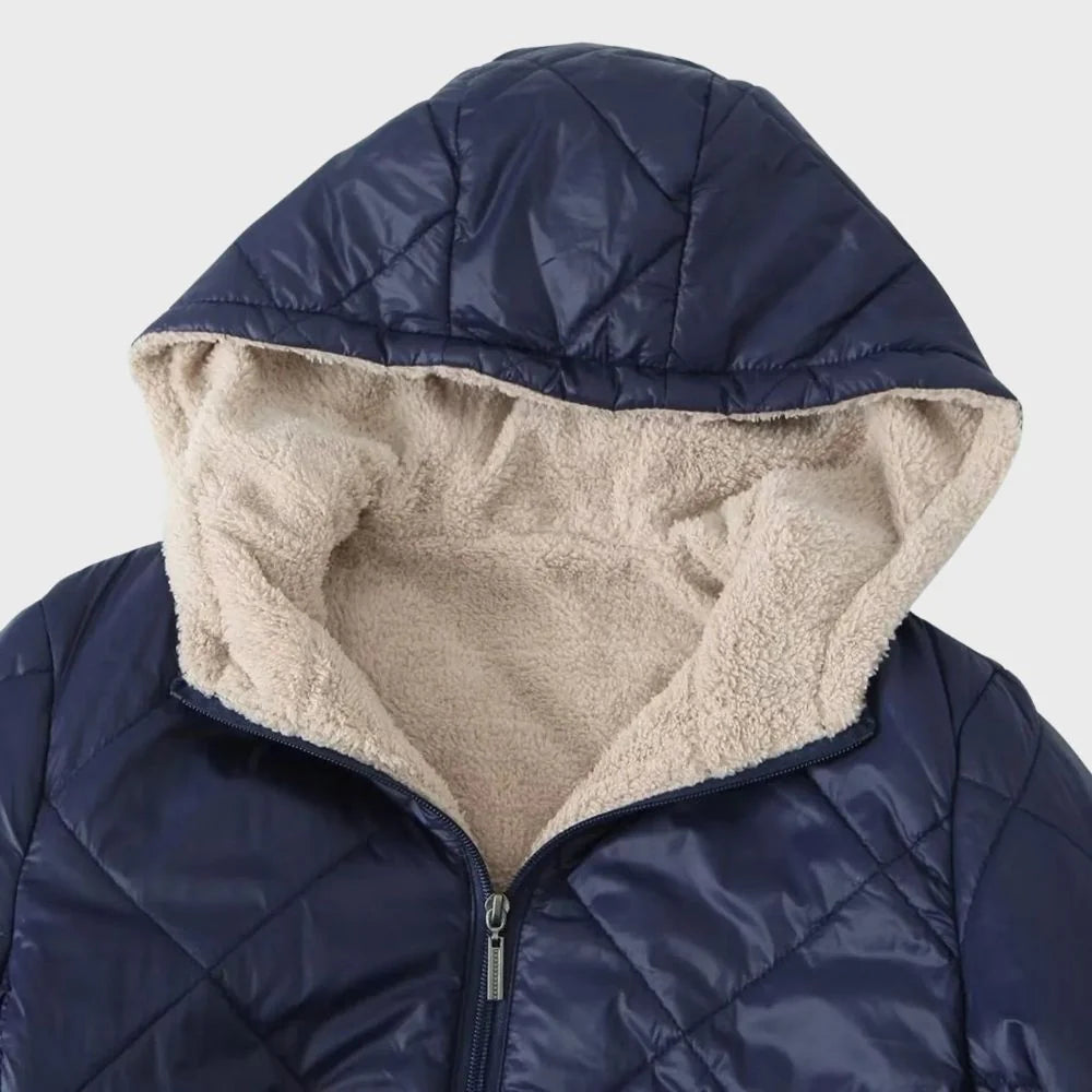 Noelle | Manteau long en duvet avec doublure pour femmes