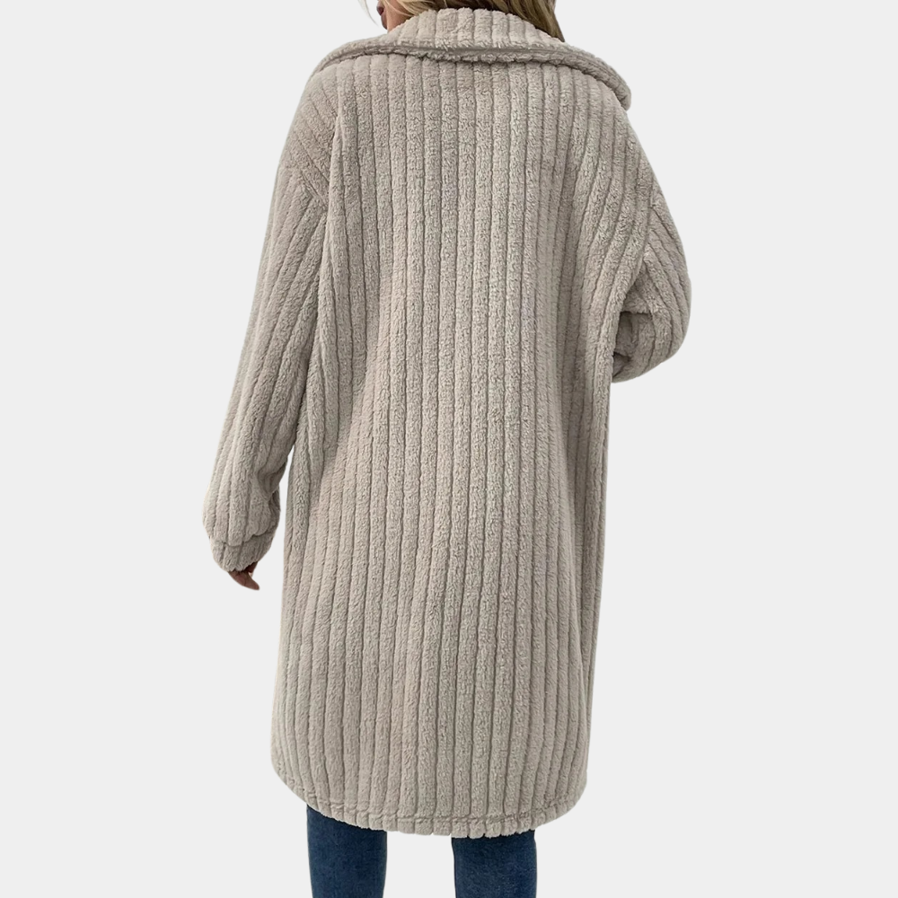 Marie | Manteau veste Avec motif à rayures pour femmes