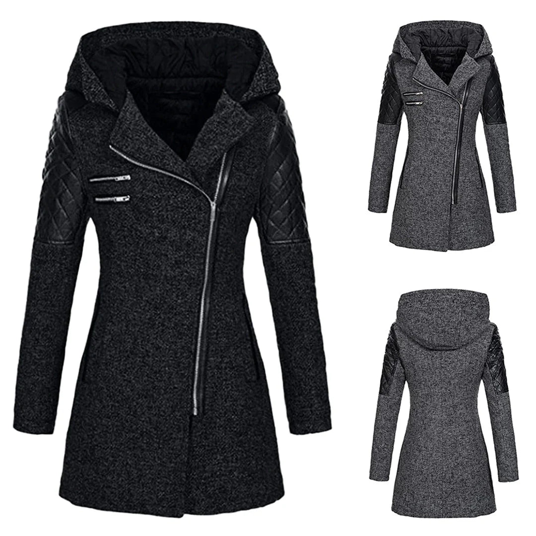 Valerie | Manteau d'hiver imperméable et coupe-vent avec capuche