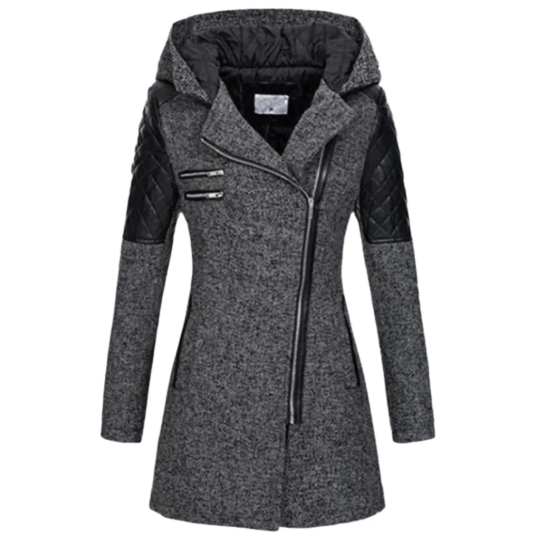 Valerie | Manteau d'hiver imperméable et coupe-vent avec capuche
