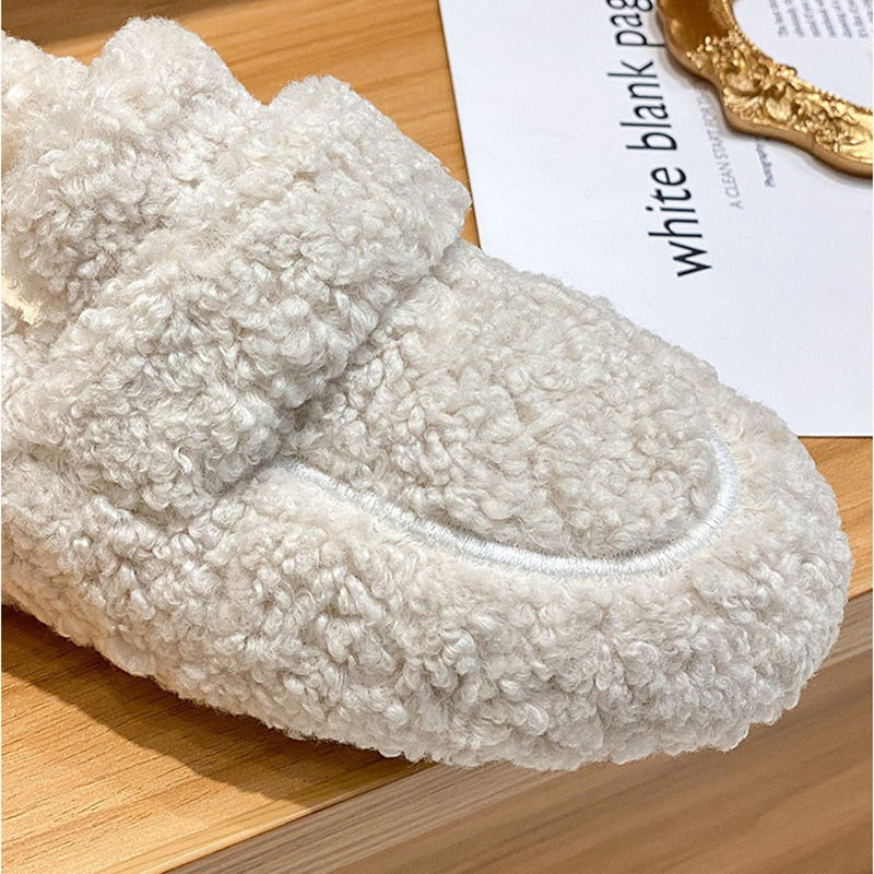 Elize | Mocassins en peluche pour femmes