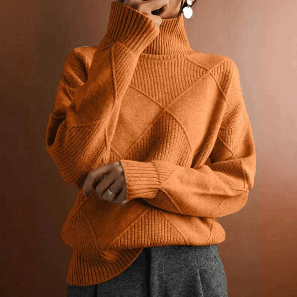 Manon | Pull Doux à Col Roulé pour Femmes