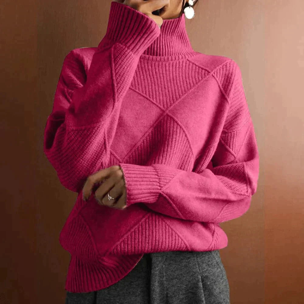 Manon | Pull Doux à Col Roulé pour Femmes