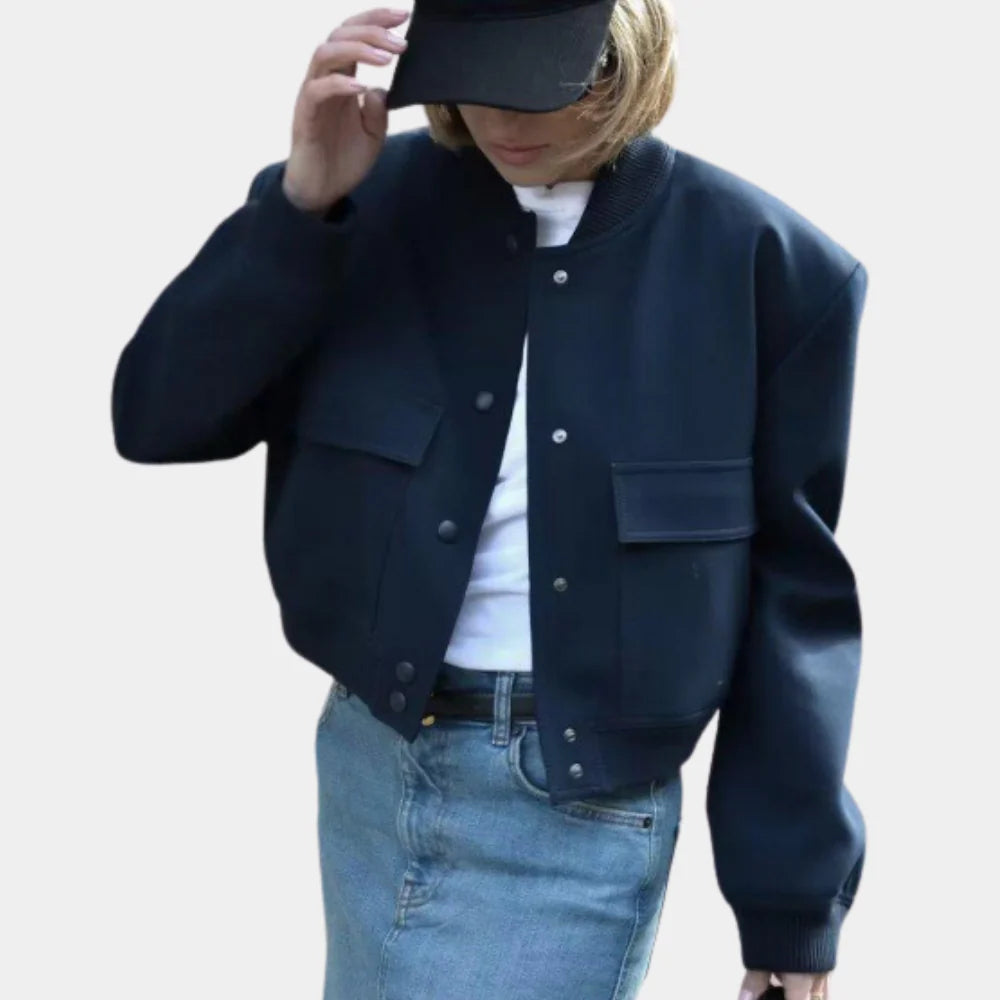 Valerie | Veste bombardier en tissu pour femmes