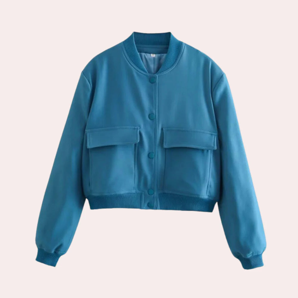 Valerie | Veste bombardier en tissu pour femmes
