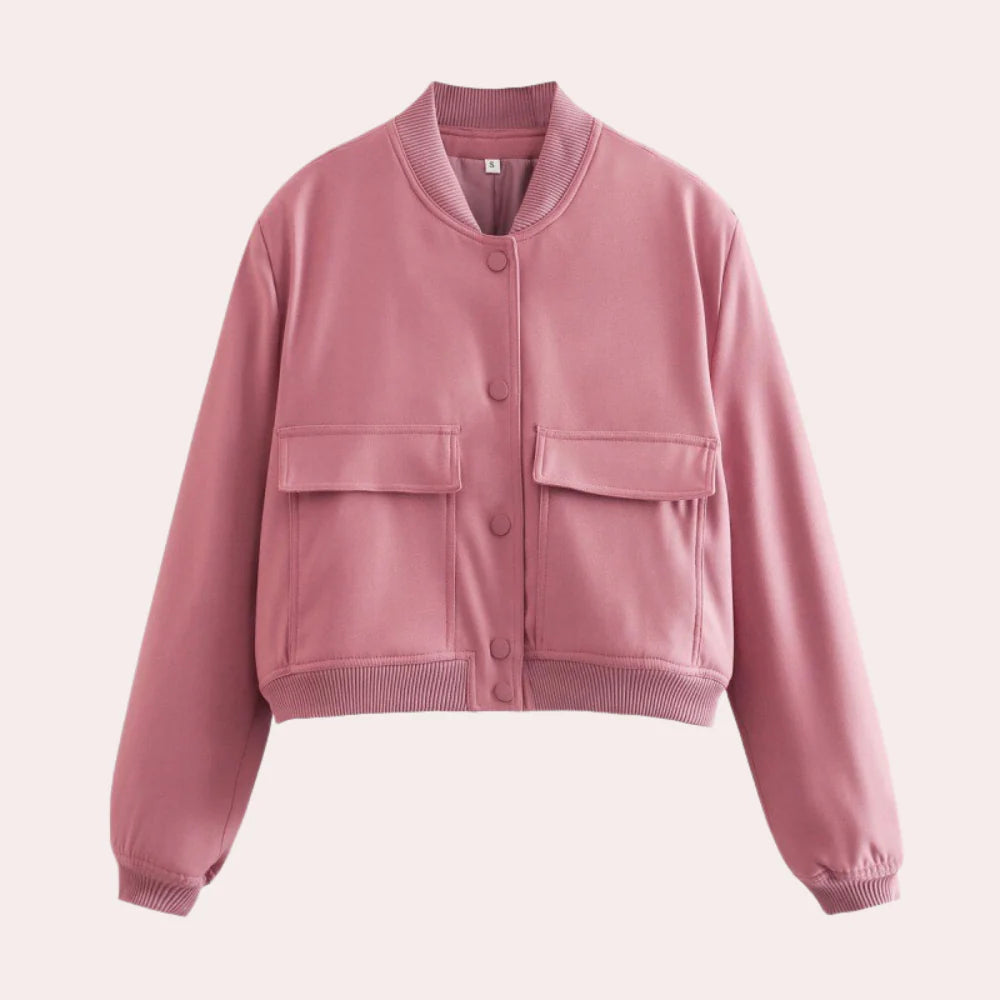 Valerie | Veste bombardier en tissu pour femmes