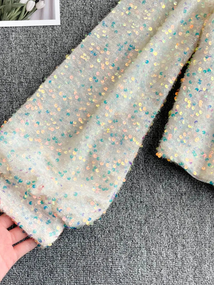 Solei | Top élégant avec paillettes