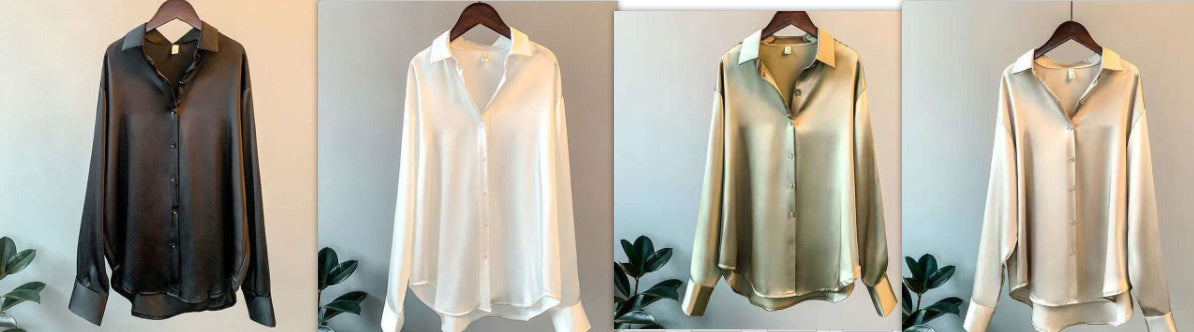 Isabelle | Chemise en satin pour femme