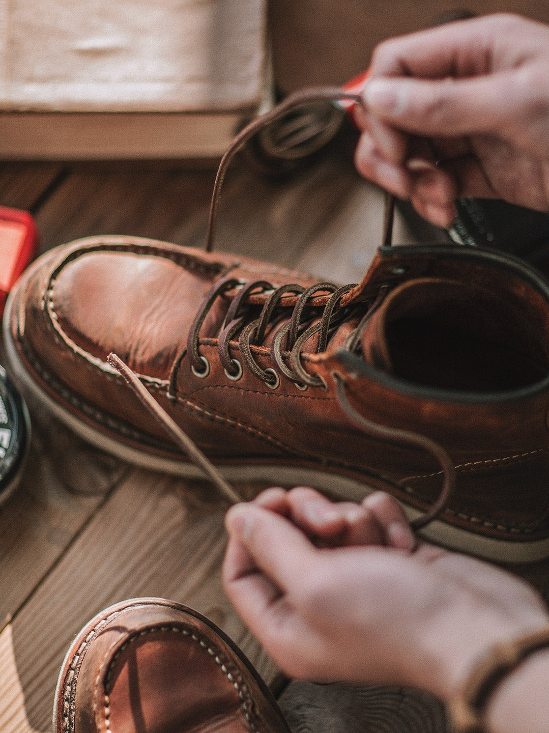 Mike | Bottes en cuir à bout mocassin pour hommes