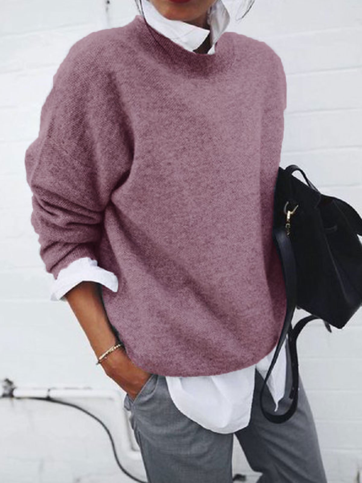 Pull en laine Cynthia | Premium pour femmes