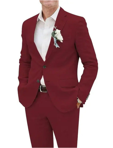 Lucas | Costume de loisir slim en lin hommes