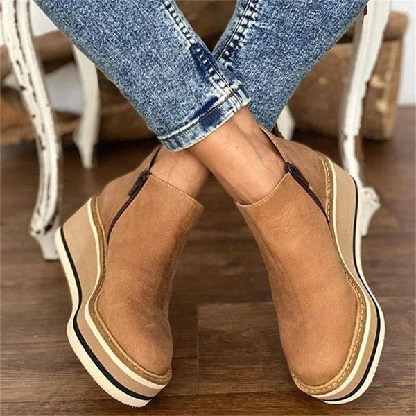 Louise | Bottes à semelle surélevée femmes