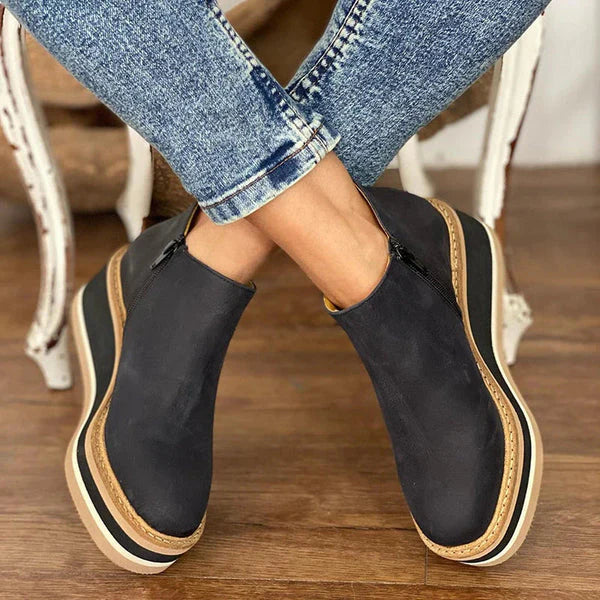 Louise | Bottes à semelle surélevée femmes