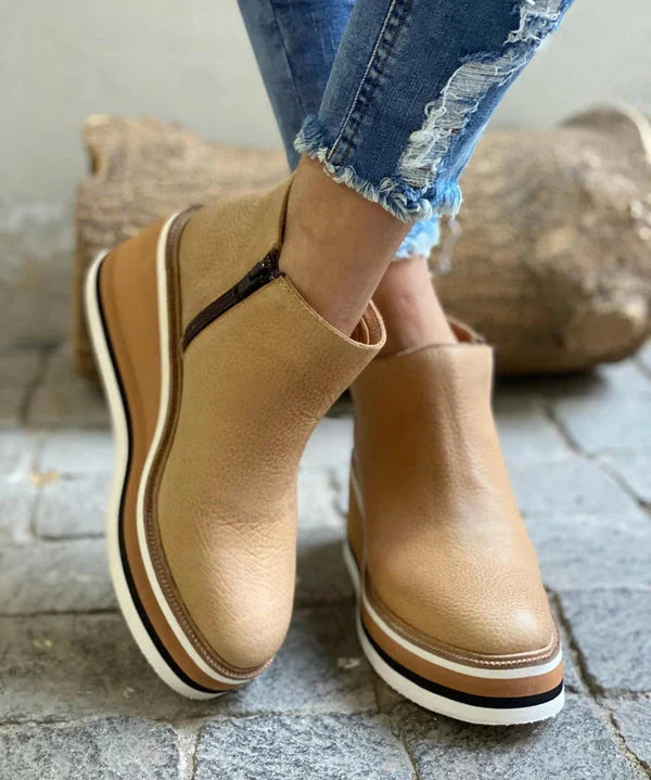 Louise | Bottes à semelle surélevée femmes