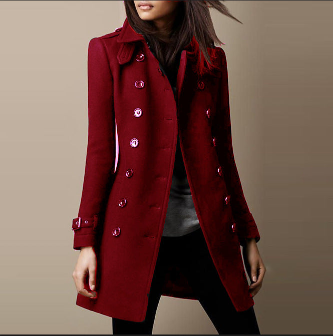 Nina | Manteau anglais avec boutons