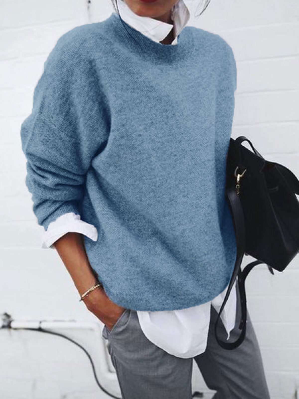Pull en laine Cynthia | Premium pour femmes